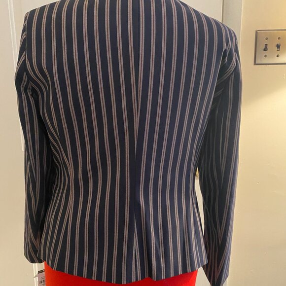 John Meyer Size 12 Ladies Pin striped Suit - Picture 7 of 14